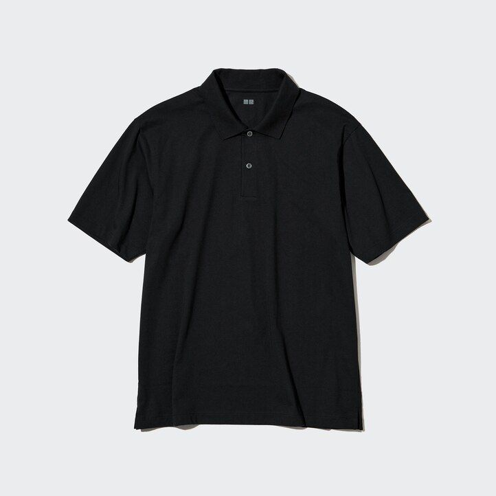 Blue Uniqlo Airism Polo Shirt | HIOTS-7501