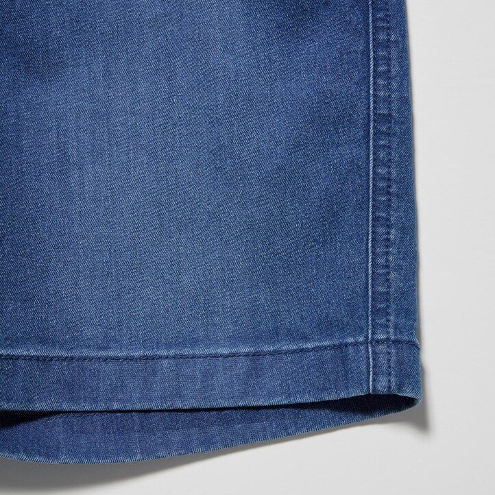 Blue Uniqlo Denim Easy Shorts | CIZKB-1524