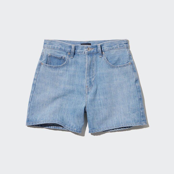 Blue Uniqlo Denim Shorts | INWDJ-7532