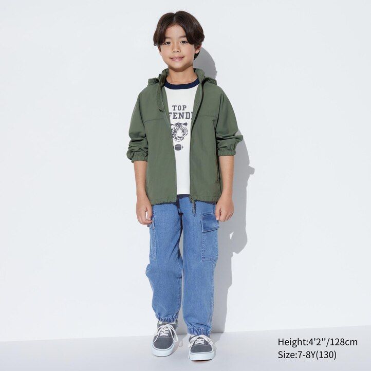 Blue Uniqlo Denim Stretch Cargo Joggers | SHGBW-5021