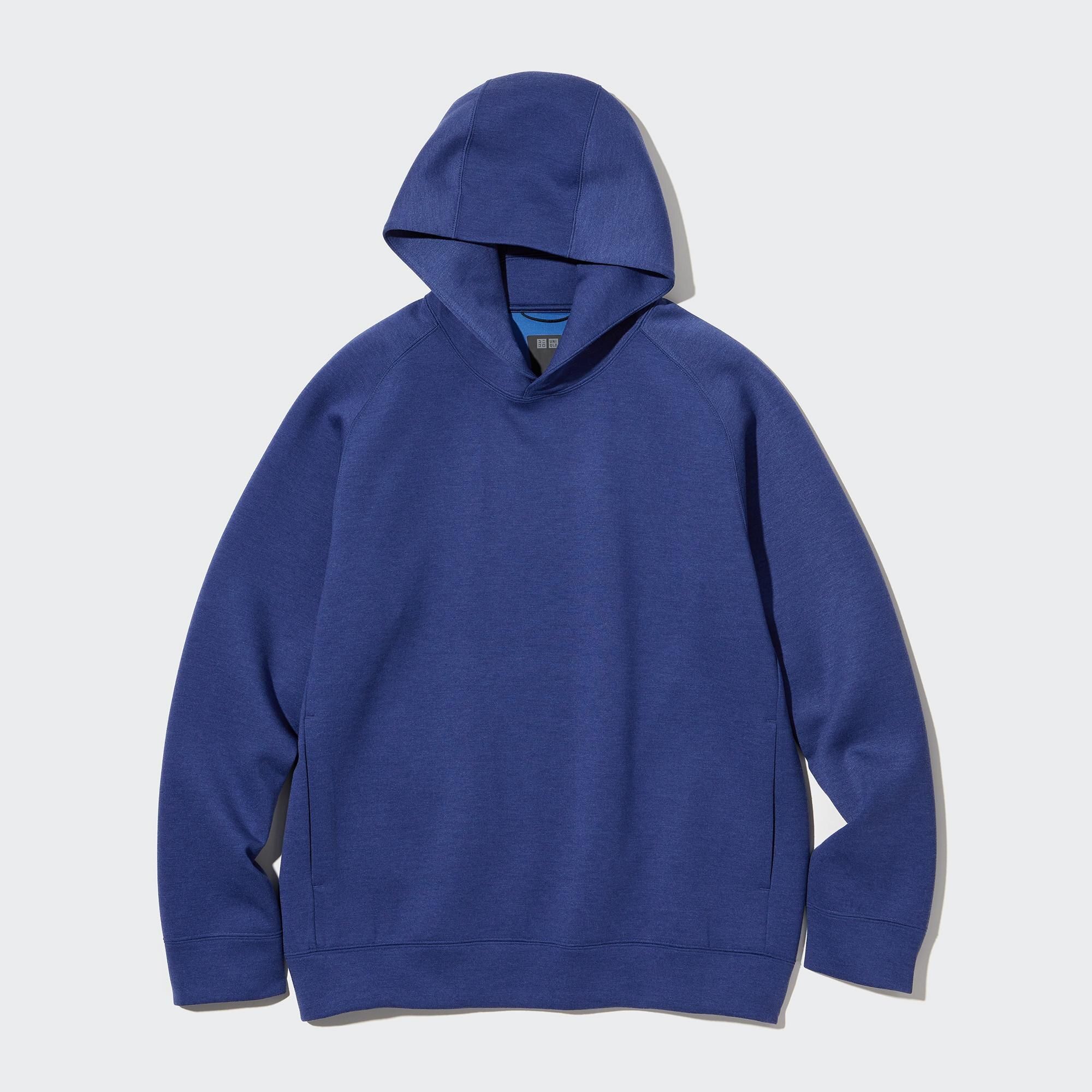 Blue Uniqlo Dry Stretch Hoodie | XIYKZ-0196