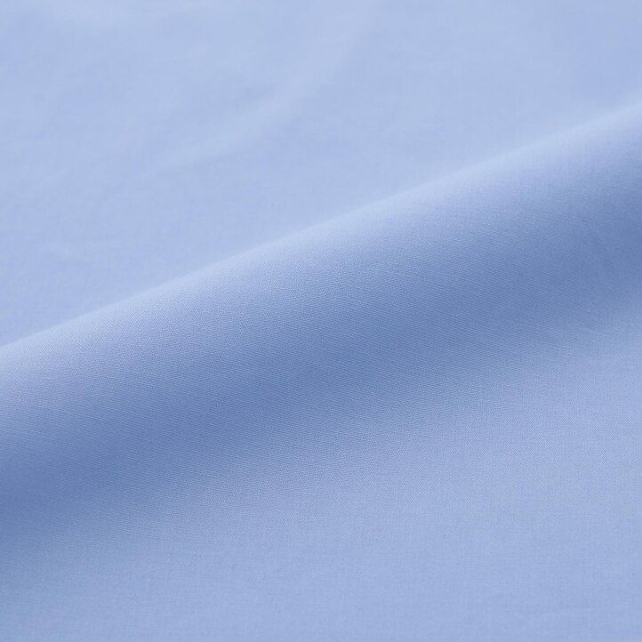 Blue Uniqlo Easy Care Broadcloth Stretch Slim FiT-Shirt Regular Collar | QGWET-9281