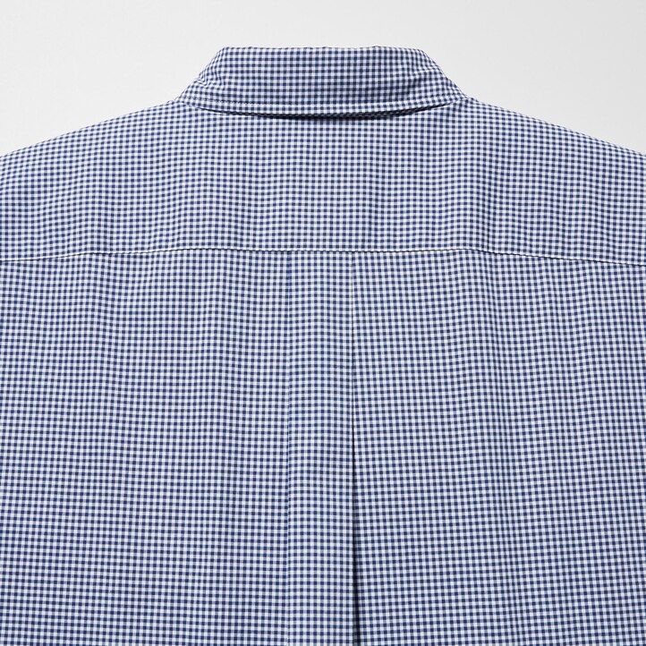 Blue Uniqlo Extra Fine Cotton Broadcloth Long Sleeve Shirt | BHYST-4786