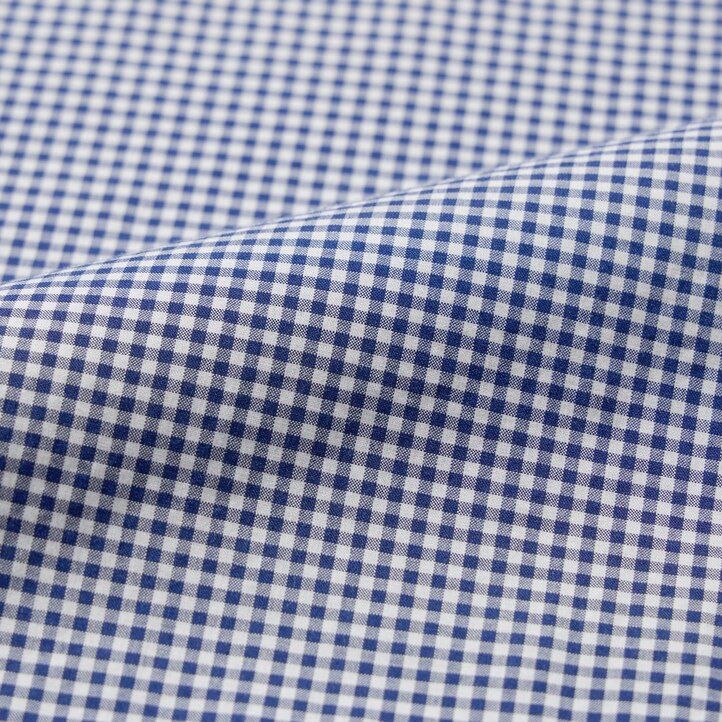 Blue Uniqlo Extra Fine Cotton Broadcloth Long Sleeve Shirt | BHYST-4786