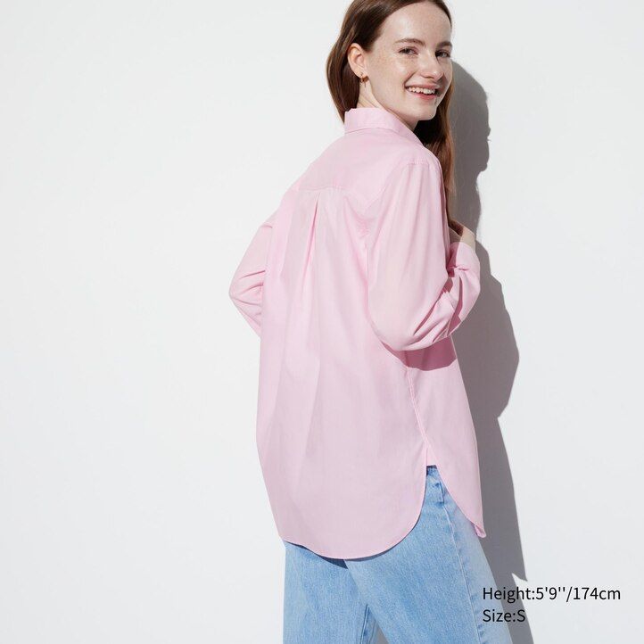 Blue Uniqlo Extra Fine Cotton Shirt | VITPY-3894