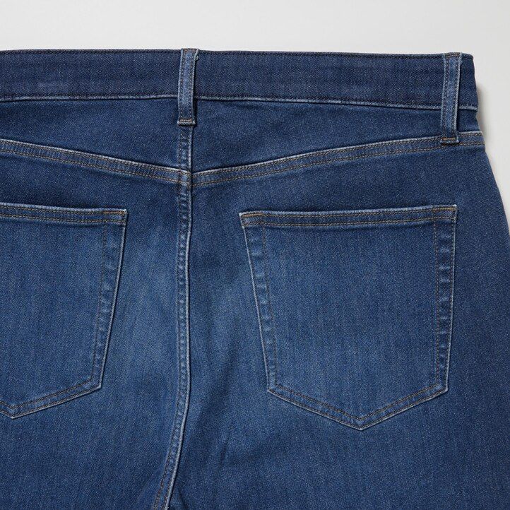 Blue Uniqlo Ezy Ultra Stretch Slim Fit Jeans | TCXBQ-6452
