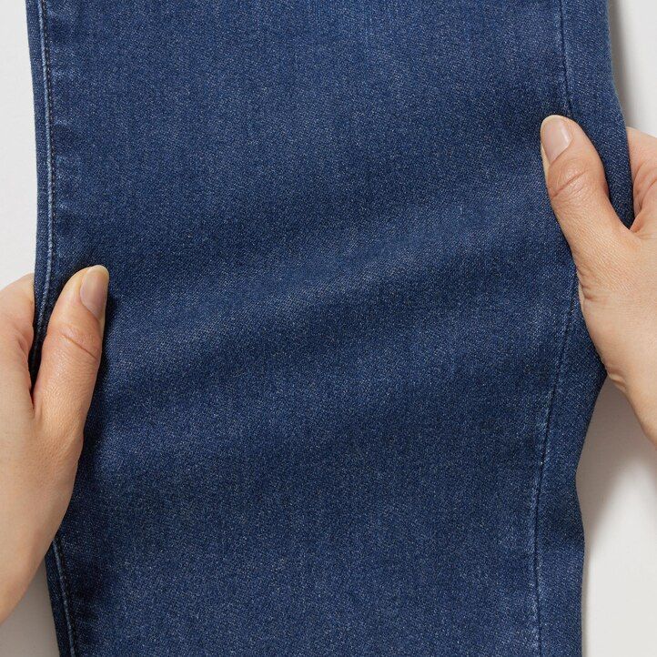 Blue Uniqlo Ezy Ultra Stretch Slim Fit Jeans | TCXBQ-6452