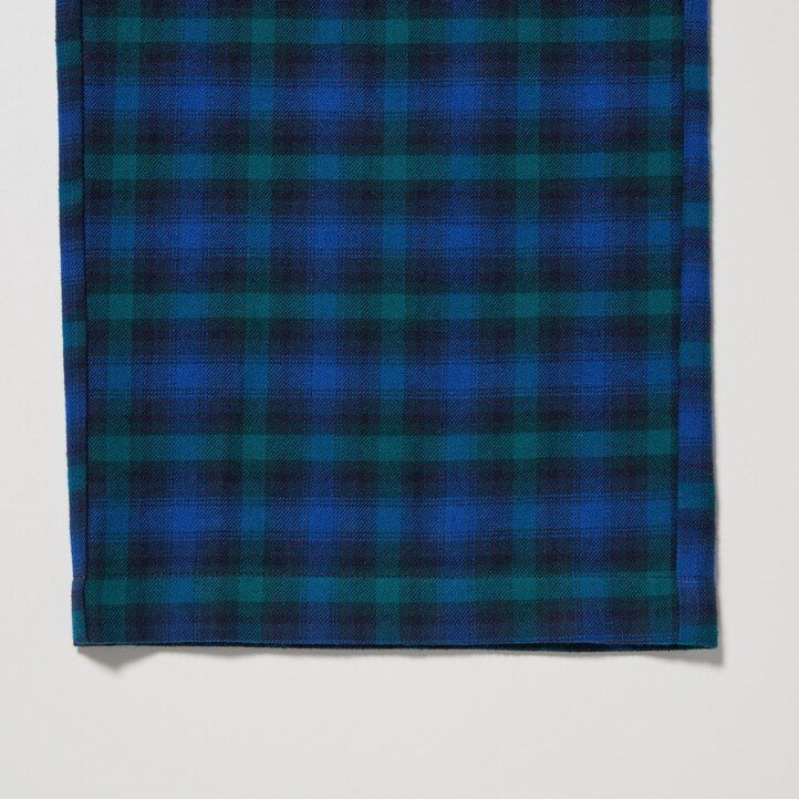 Blue Uniqlo Flannel Trousers | OFMHB-6048