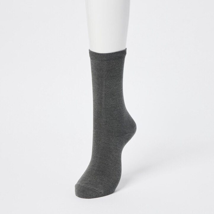 Blue Uniqlo Heattech Thermal Socks | WACRG-8546