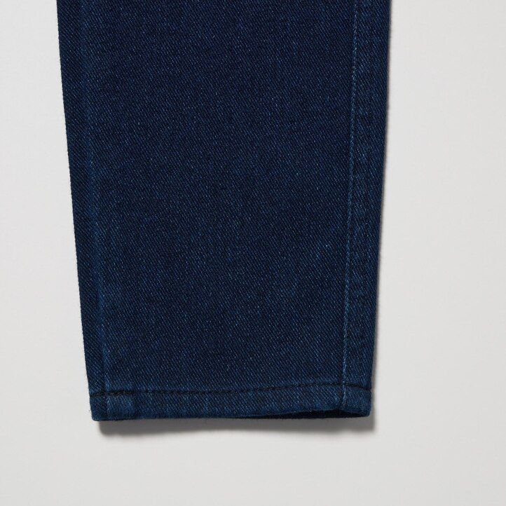 Blue Uniqlo Heattech Ultra Stretch Denim High Rise Leggings Trousers Long | RSJBK-4237