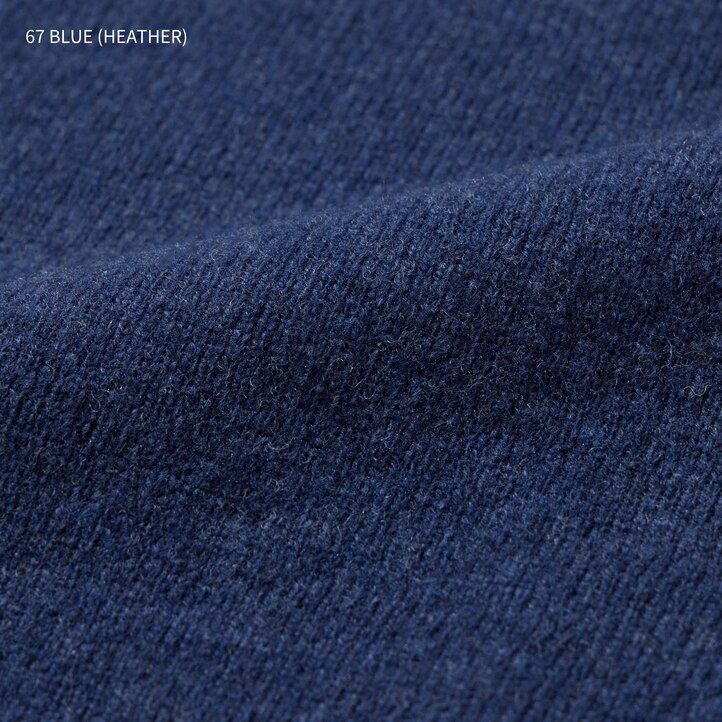 Blue Uniqlo Premium Lambswool Turtleneck Jumper | EIWAP-4907