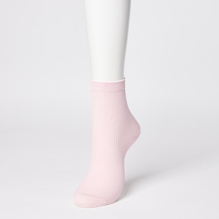 Blue Uniqlo Ribbed Socks Three Pairs | ZXDQP-4596