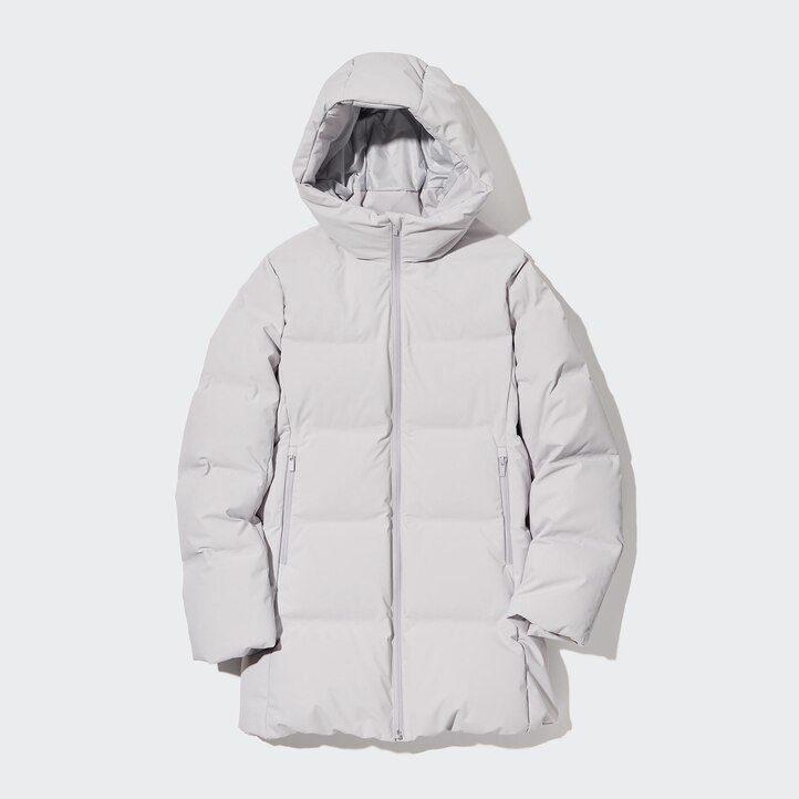 Blue Uniqlo Seamless Down Short Coat | ULDTO-2863