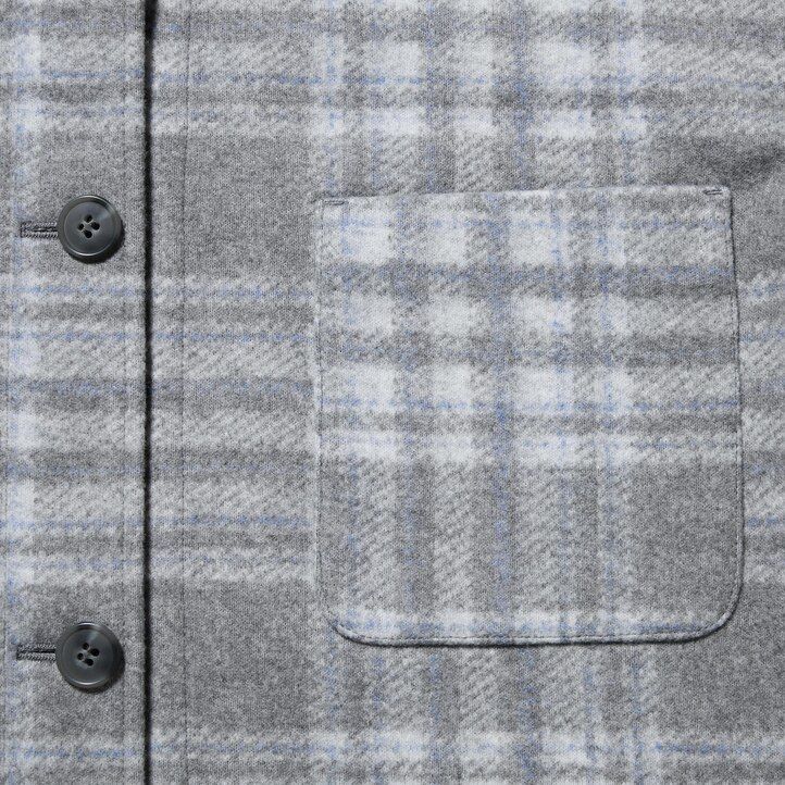 Blue Uniqlo Shirt Jacket | LCYRH-6594