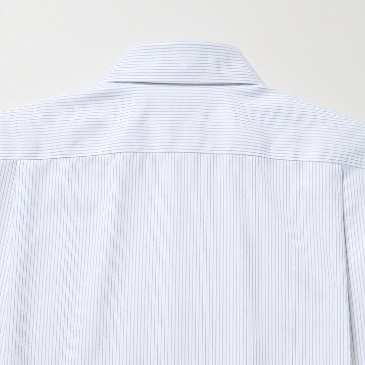 Blue Uniqlo Super Non Iron Regular Fit Striped Shirt Regular Collar | TQPHR-8396