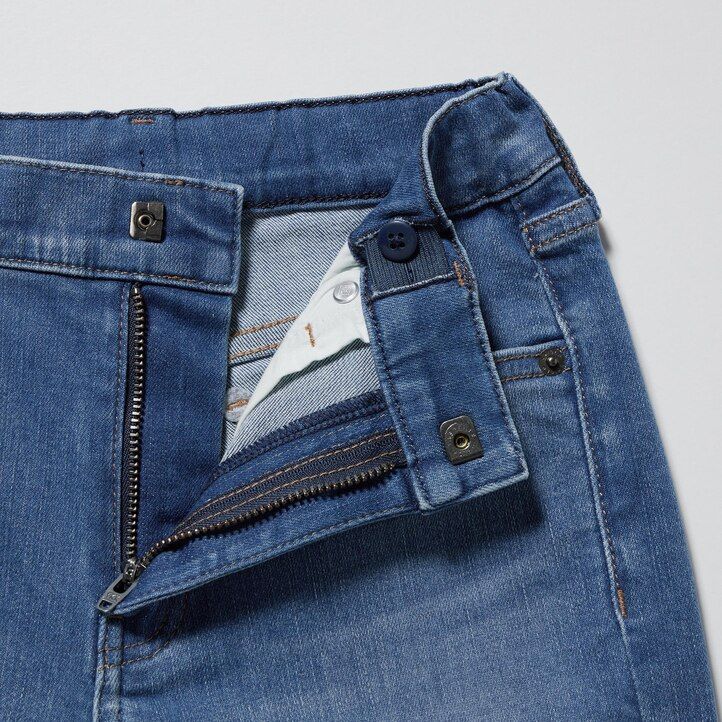 Blue Uniqlo Super Soft Jeans | ACIUT-3247