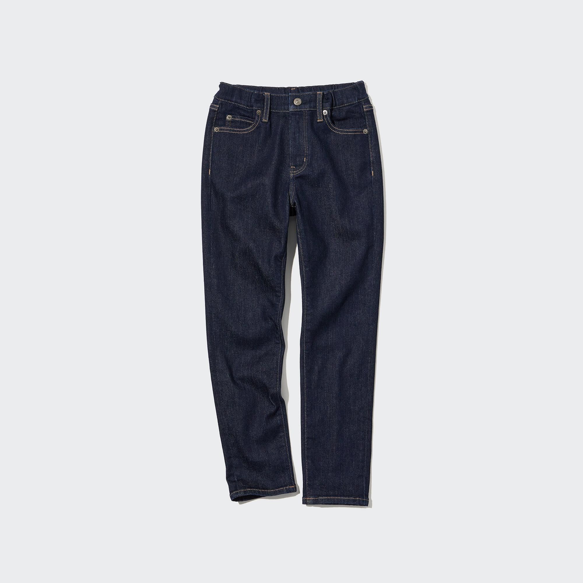 Blue Uniqlo Super Soft Jeans | ACIUT-3247