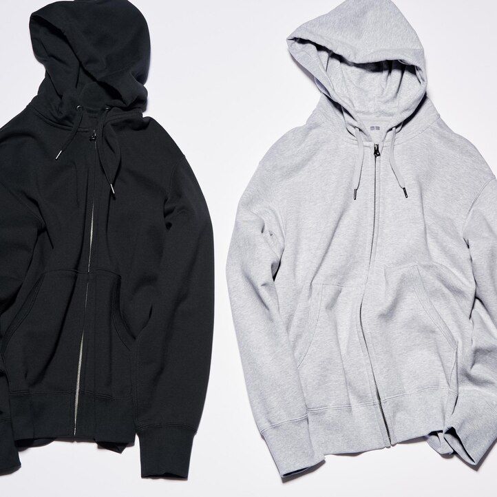 Blue Uniqlo Sweat Zipped Hoodie | CPNLI-7203