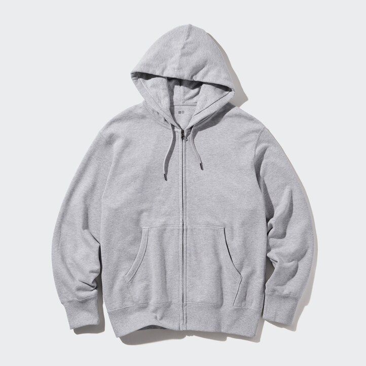 Blue Uniqlo Sweat Zipped Hoodie | CPNLI-7203