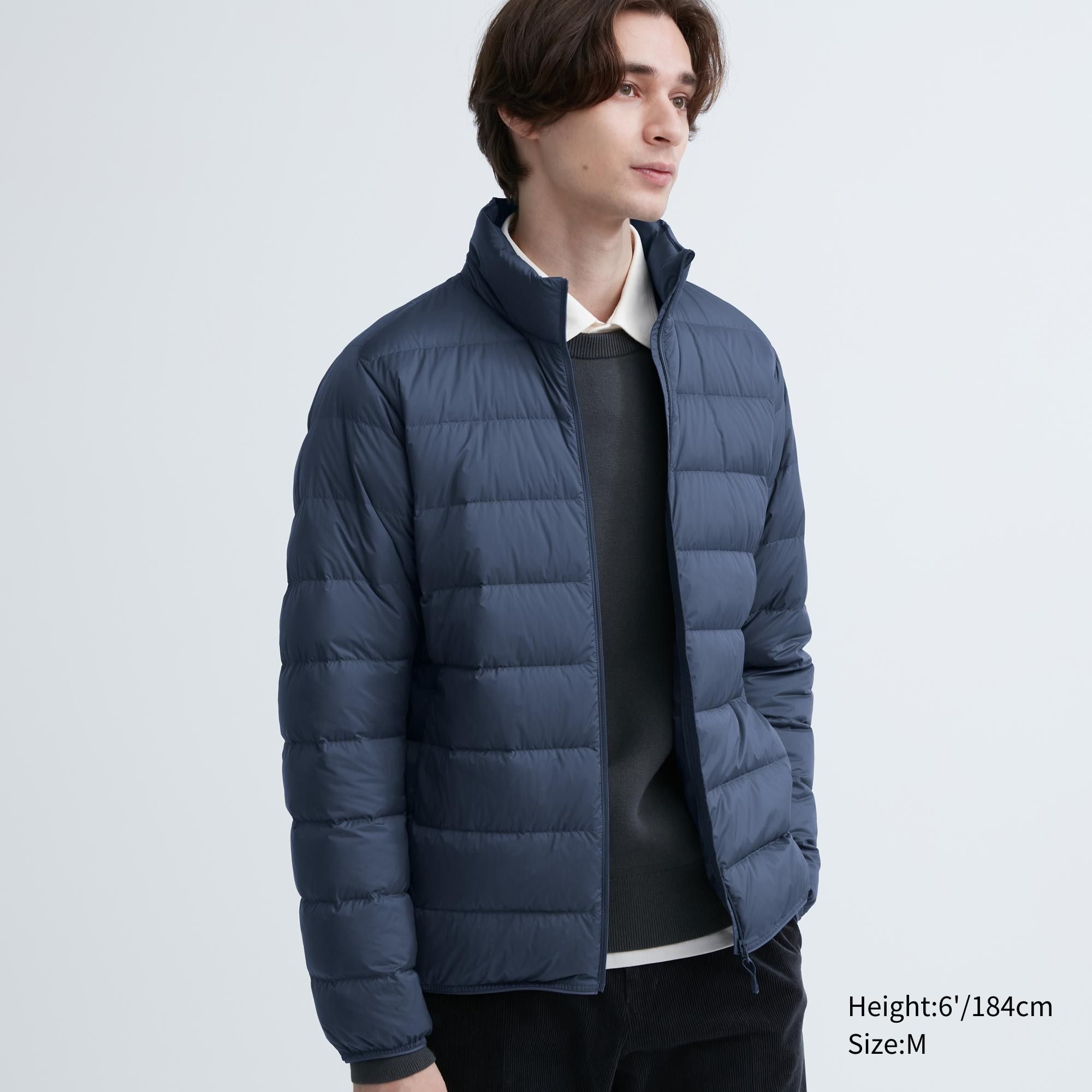 Blue Uniqlo Ultra Light Down 3d Cut Quilted Jacket | OHFZW-3217