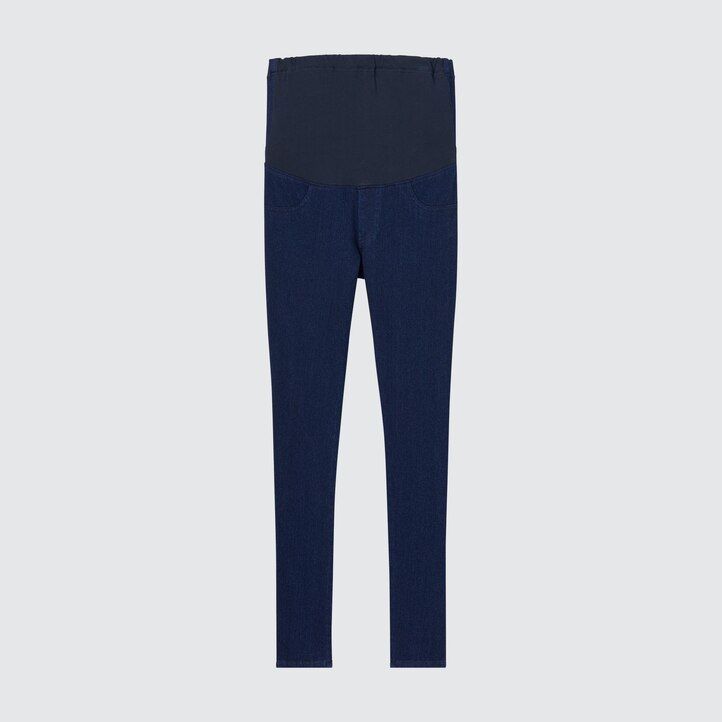 Blue Uniqlo Ultra Stretch Maternity Denim Leggings | PEAXF-0672