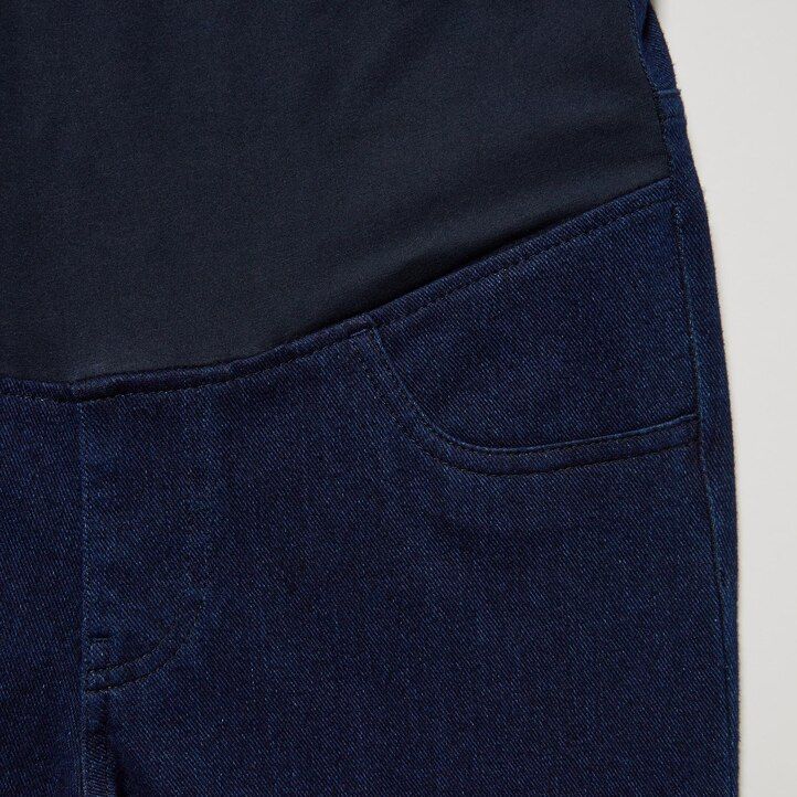 Blue Uniqlo Ultra Stretch Maternity Denim Leggings | PEAXF-0672