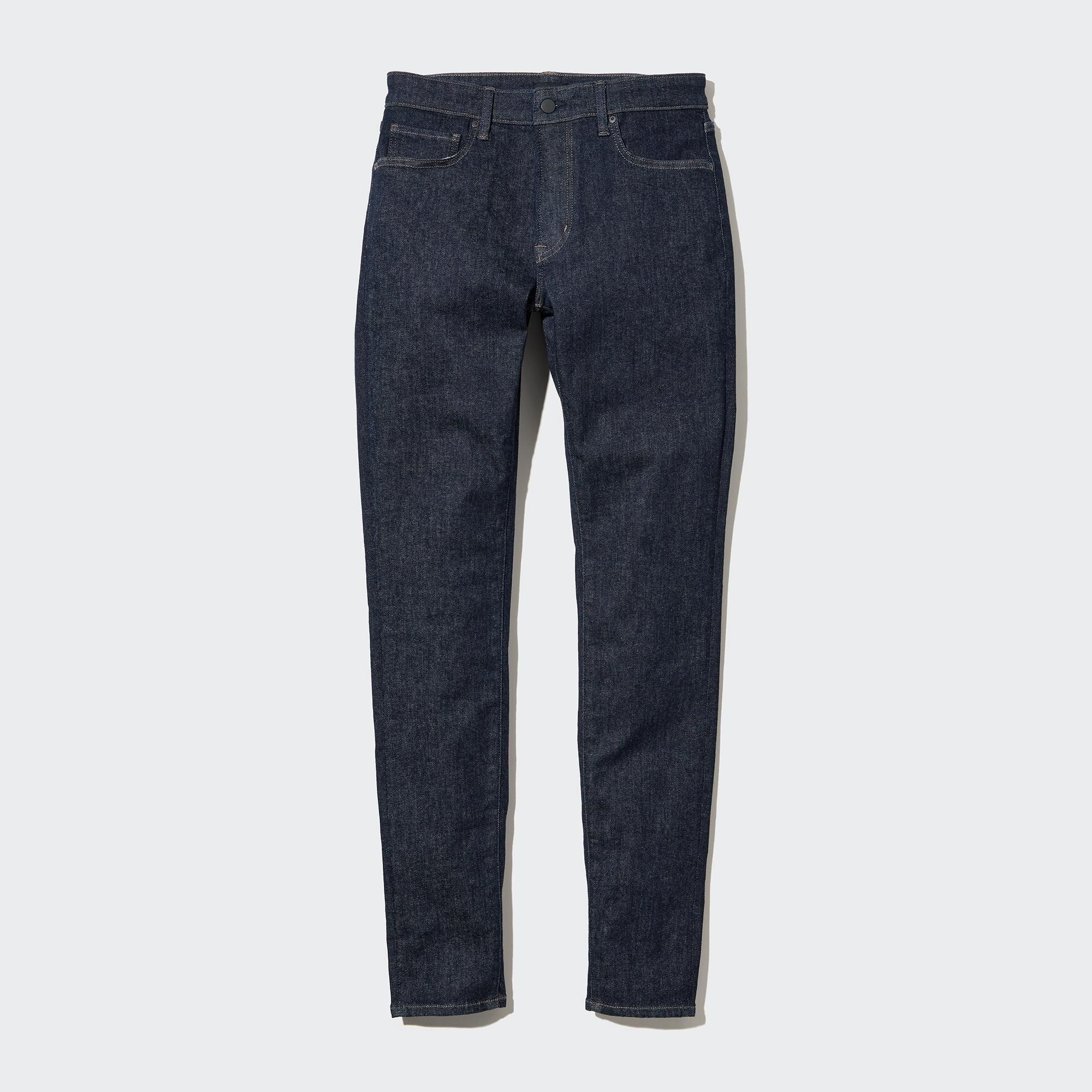 Blue Uniqlo Ultra Stretch Skinny Fit Jeans | MXRYE-7803