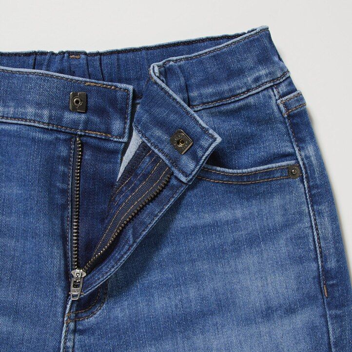 Blue Uniqlo Ultra Stretch Soft Jeans | ZVJUL-6251