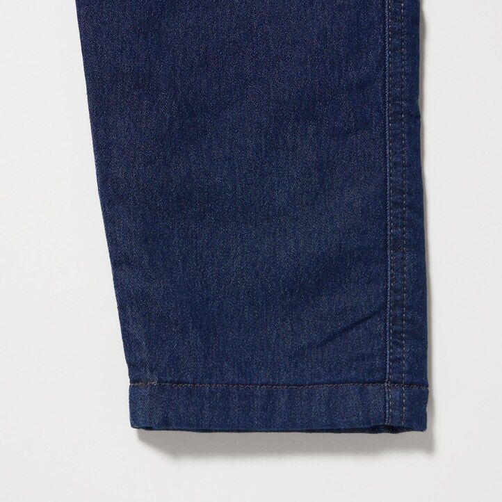 Blue Uniqlo Warm Stretch Lined Jeans | KYHUM-4601