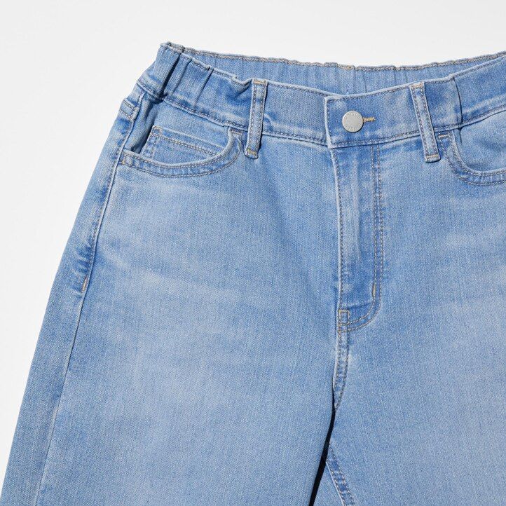 Blue Uniqlo Wide Leg Jeans | ARKNX-5984