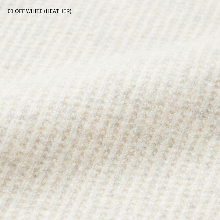 Brown Uniqlo 3d Knit Seamless Souffle Yarn Mock Neck Jumper | EAXIM-3085