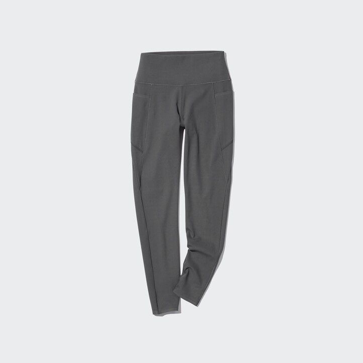 Brown Uniqlo Airism Uv Protection Soft Leggings With Pockets | RSTAX-5821