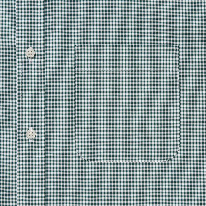 Brown Uniqlo Extra Fine Cotton Broadcloth Regular Fit Checked Shirt Button Down Collar | WPLYU-6783