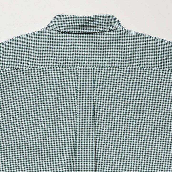 Brown Uniqlo Extra Fine Cotton Broadcloth Regular Fit Checked Shirt Button Down Collar | WPLYU-6783