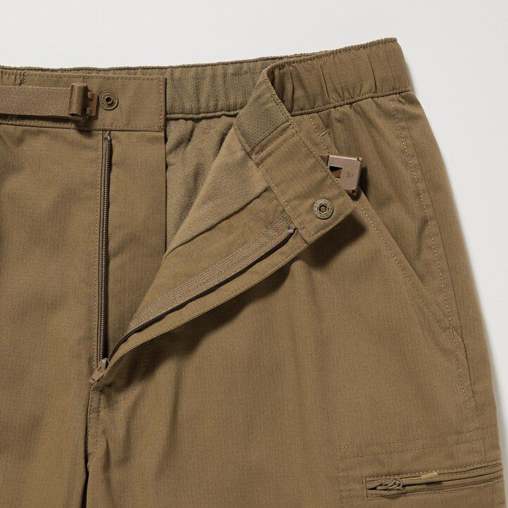 Brown Uniqlo Heattech Warm Lined Trousers Short | ZCSMQ-7234