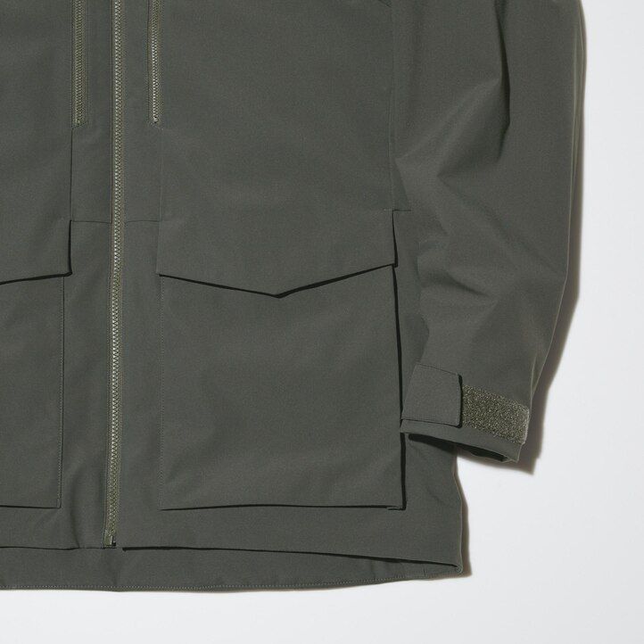 Brown Uniqlo Hybrid Down 3d Cut Parka | ZWRVE-7854
