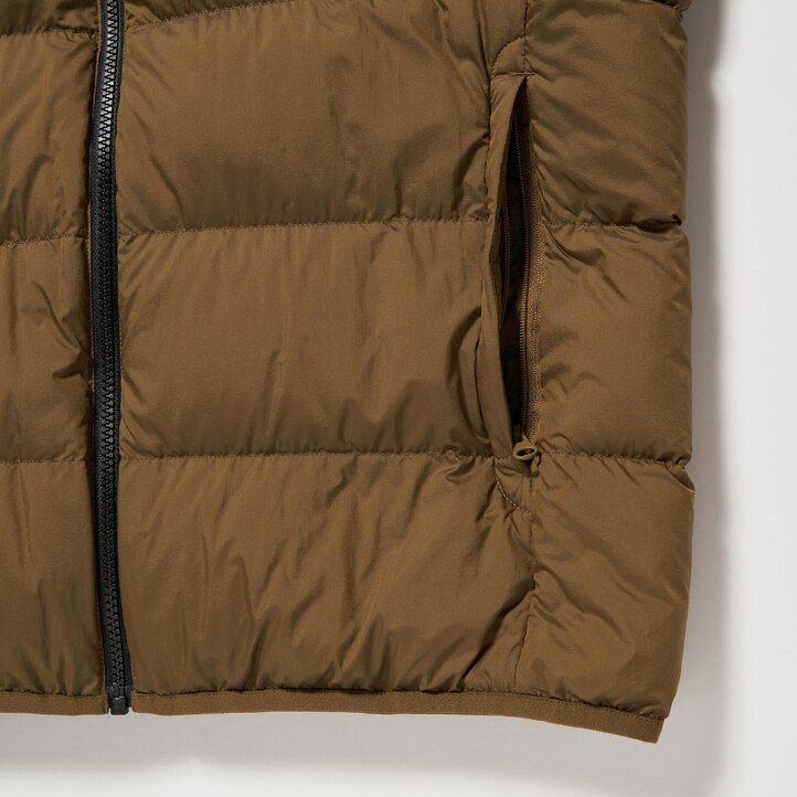 Brown Uniqlo Ultra Light Down 3d Cut Jacket | FRAHU-9647