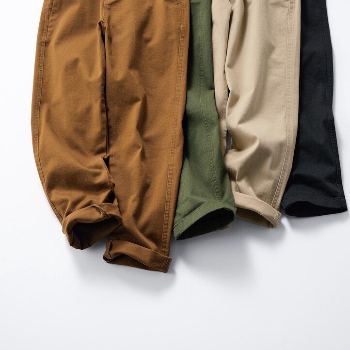 Brown Uniqlo Ultra Stretch Wide Leg Trousers | DZQWK-0629