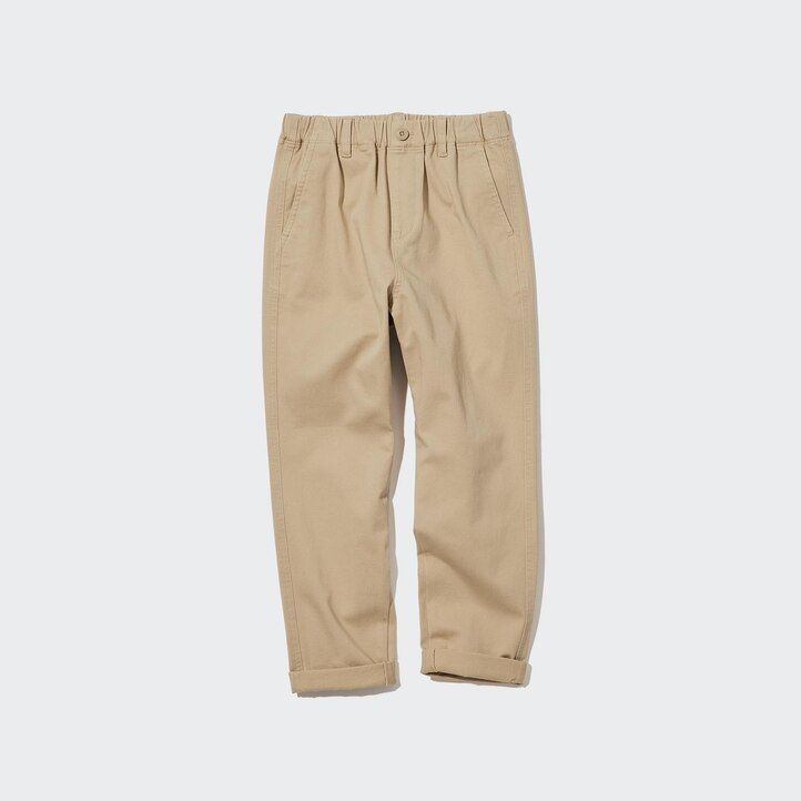Brown Uniqlo Ultra Stretch Wide Leg Trousers | DZQWK-0629