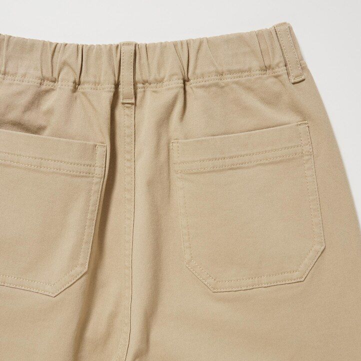 Brown Uniqlo Ultra Stretch Wide Leg Trousers | DZQWK-0629