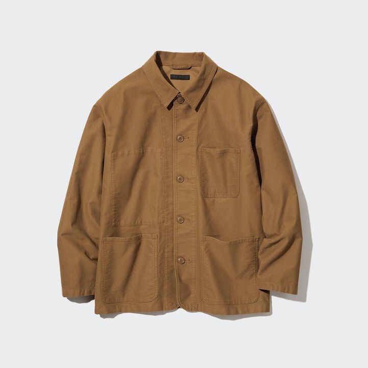 Brown Uniqlo Utility Jacket | EYHBU-7042