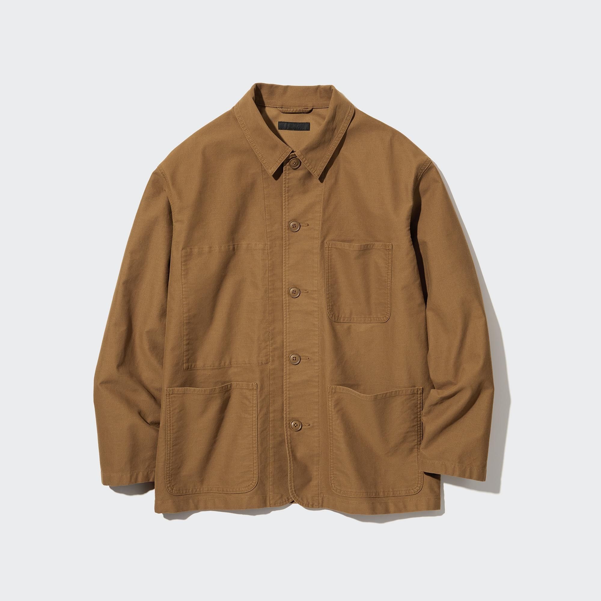 Brown Uniqlo Utility Jacket | EYHBU-7042
