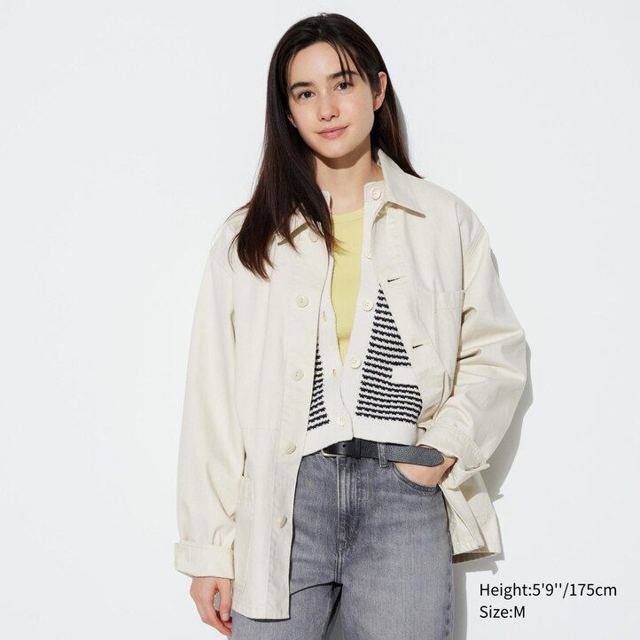 Brown Uniqlo Utility Jacket | RBAPG-3420