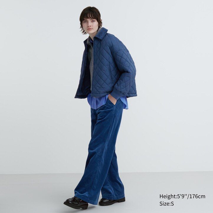 Brown Uniqlo Warm Padded Blouson | CPKIX-2415