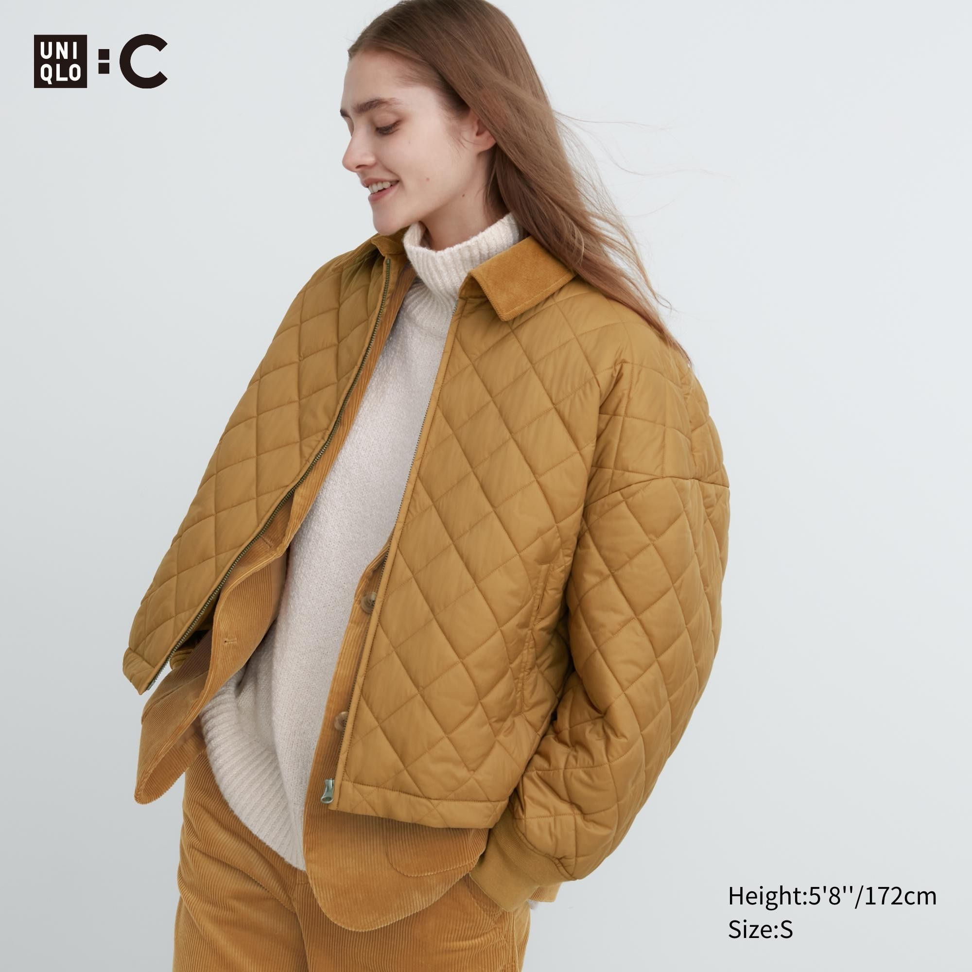 Brown Uniqlo Warm Padded Blouson | CPKIX-2415