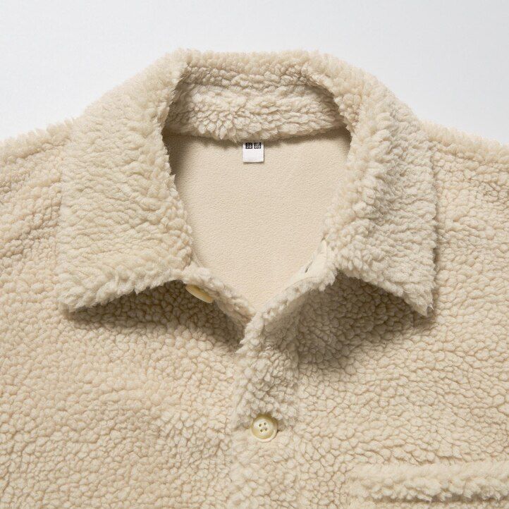 Brown Uniqlo Windproof Outer Fleece Shirt Jacket | VZCFH-9842