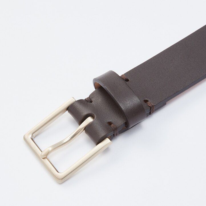 Dark Brown Uniqlo Belt 2021 Season | GDOMI-5461