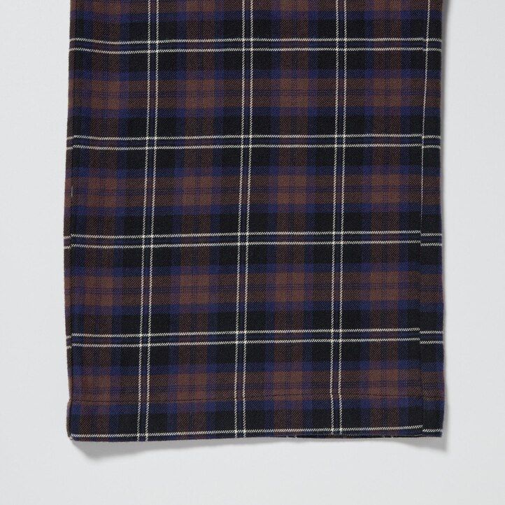 Dark Brown Uniqlo Flannel Trousers | EWKYA-6702
