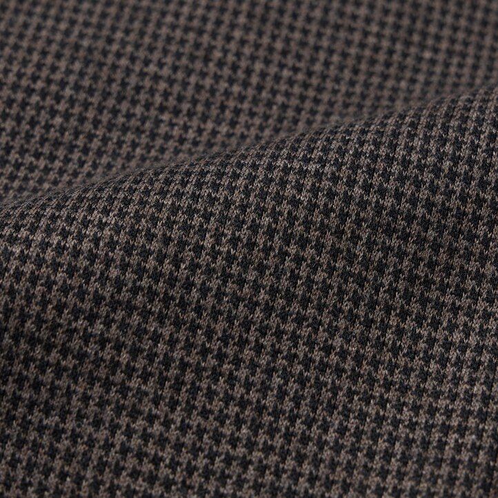 Dark Brown Uniqlo Smart Houndstooth Ankle Length Trousers | NHIZS-3296