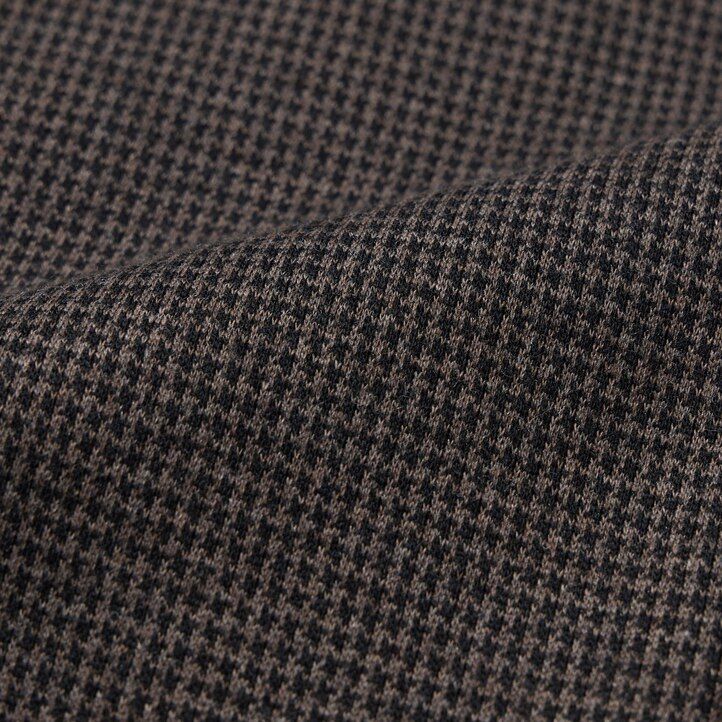 Dark Brown Uniqlo Smart Houndstooth Ankle Length Trousers Long | VTLEP-8154
